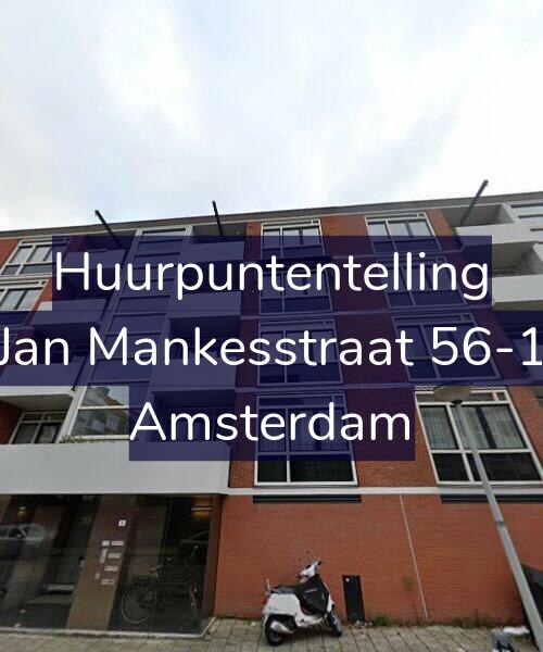 Foto gevel Huurpuntentelling voor Jan Mankesstraat 56-1, Amsterdam