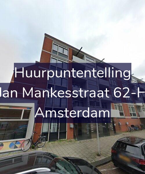 Foto gevel Huurpuntentelling voor Jan Mankesstraat 62-H, Amsterdam