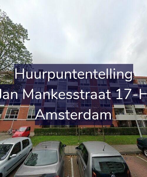 Foto gevel Huurpuntentelling voor Jan Mankesstraat 17-H, Amsterdam