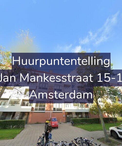 Foto gevel Huurpuntentelling voor Jan Mankesstraat 15-1, Amsterdam