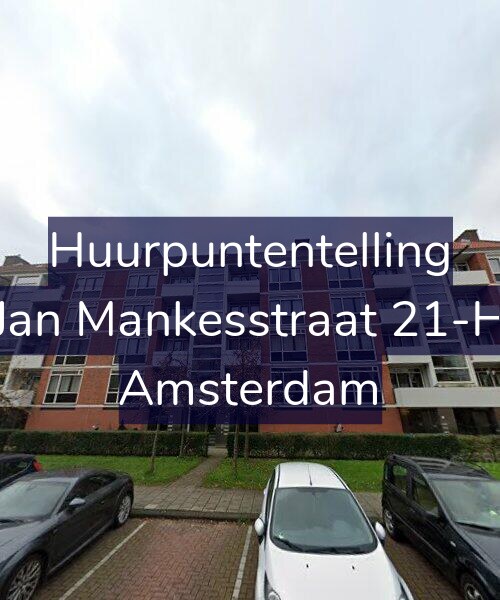 Foto gevel Huurpuntentelling voor Jan Mankesstraat 21-H, Amsterdam