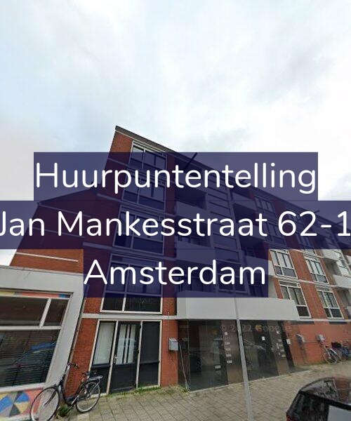 Foto gevel Huurpuntentelling voor Jan Mankesstraat 62-1, Amsterdam