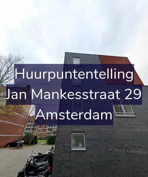 Foto gevel Huurpuntentelling voor Jan Mankesstraat 29, Amsterdam