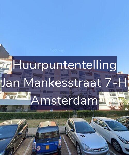 Foto gevel Huurpuntentelling voor Jan Mankesstraat 7-H, Amsterdam