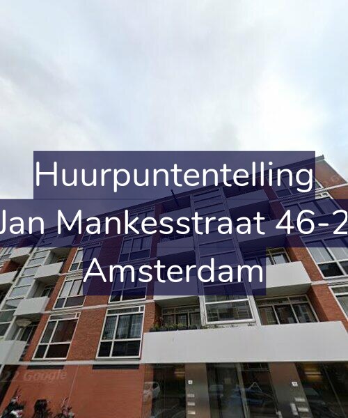 Foto gevel Huurpuntentelling voor Jan Mankesstraat 46-2, Amsterdam