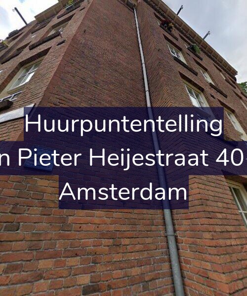 Foto gevel Huurpuntentelling voor Jan Pieter Heijestraat 40-B, Amsterdam