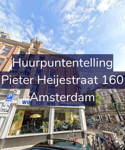 Foto gevel Huurpuntentelling voor Jan Pieter Heijestraat 160-3R, Amsterdam