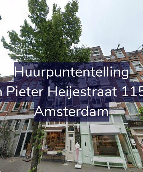 Foto gevel Huurpuntentelling voor Jan Pieter Heijestraat 115-3, Amsterdam