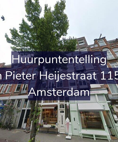 Foto gevel Huurpuntentelling voor Jan Pieter Heijestraat 115-1, Amsterdam