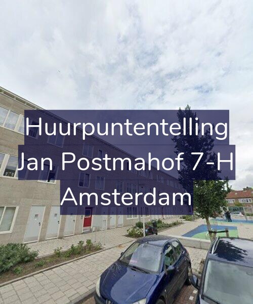 Foto gevel Huurpuntentelling voor Jan Postmahof 7-H, Amsterdam