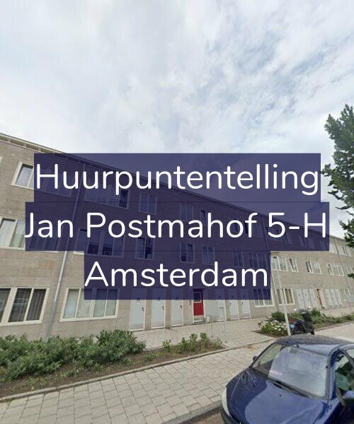 Foto gevel Huurpuntentelling voor Jan Postmahof 5-H, Amsterdam