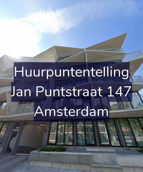 Foto gevel Huurpuntentelling voor Jan Puntstraat 147, Amsterdam