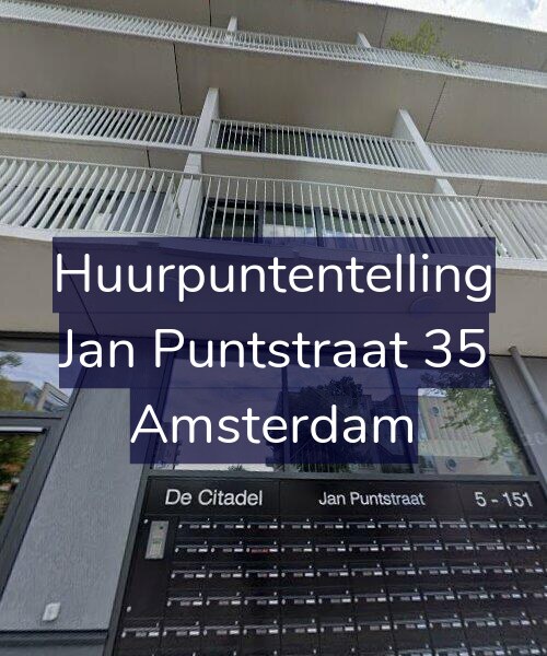 Foto gevel Huurpuntentelling voor Jan Puntstraat 35, Amsterdam
