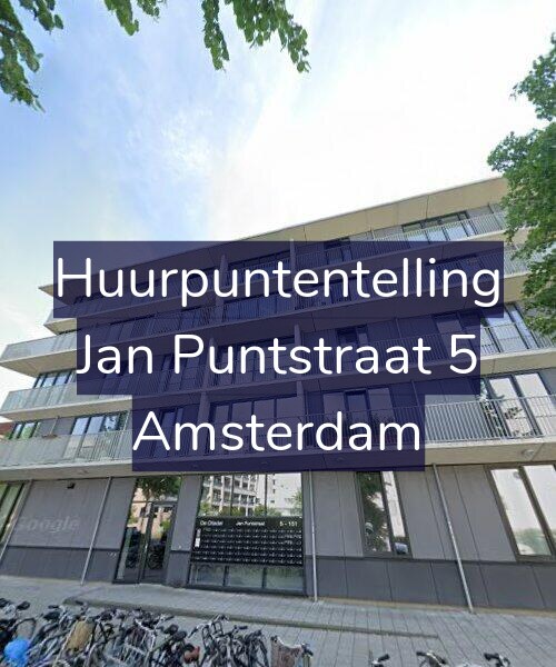 Foto gevel Huurpuntentelling voor Jan Puntstraat 5, Amsterdam