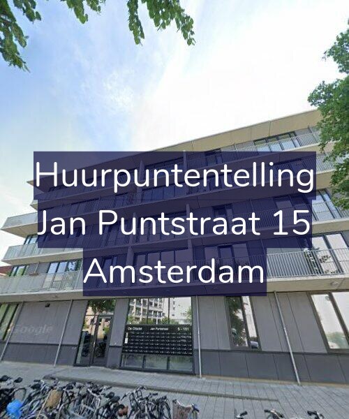Foto gevel Huurpuntentelling voor Jan Puntstraat 15, Amsterdam