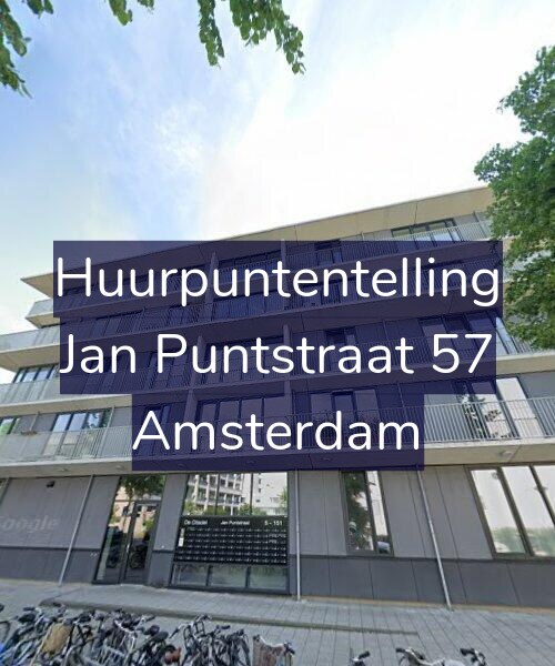 Foto gevel Huurpuntentelling voor Jan Puntstraat 57, Amsterdam