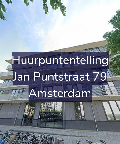 Foto gevel Huurpuntentelling voor Jan Puntstraat 79, Amsterdam