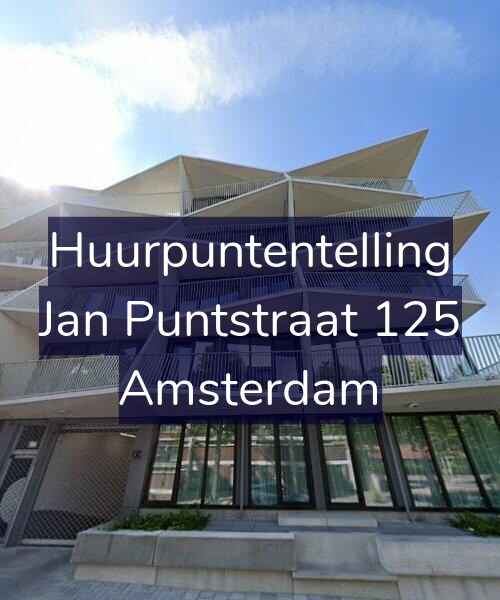 Foto gevel Huurpuntentelling voor Jan Puntstraat 125, Amsterdam