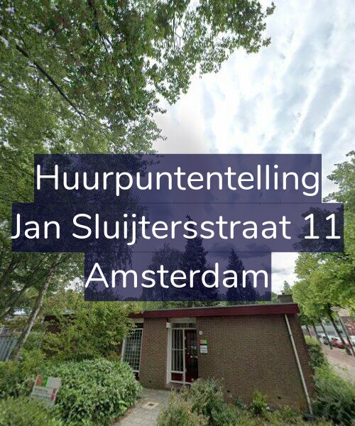 Foto gevel Huurpuntentelling voor Jan Sluijtersstraat 11, Amsterdam
