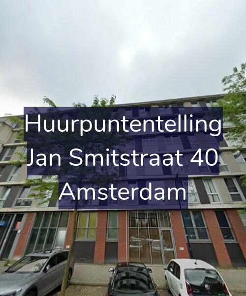Foto gevel Huurpuntentelling voor Jan Smitstraat 40, Amsterdam