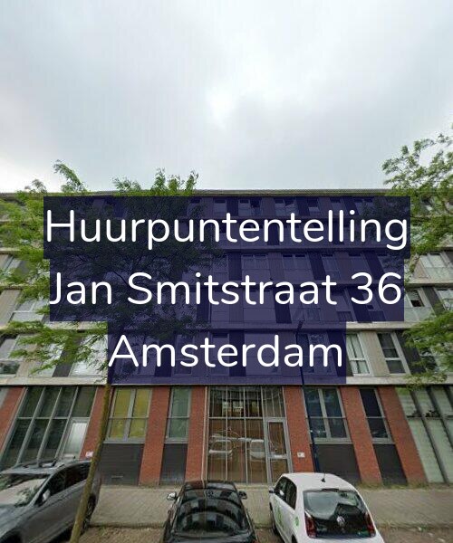 Foto gevel Huurpuntentelling voor Jan Smitstraat 36, Amsterdam