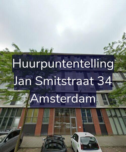 Foto gevel Huurpuntentelling voor Jan Smitstraat 34, Amsterdam