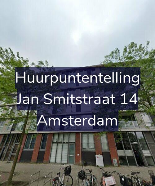 Foto gevel Huurpuntentelling voor Jan Smitstraat 14, Amsterdam