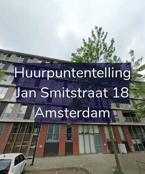 Foto gevel Huurpuntentelling voor Jan Smitstraat 18, Amsterdam