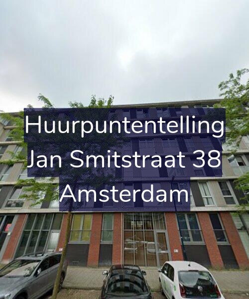 Foto gevel Huurpuntentelling voor Jan Smitstraat 38, Amsterdam