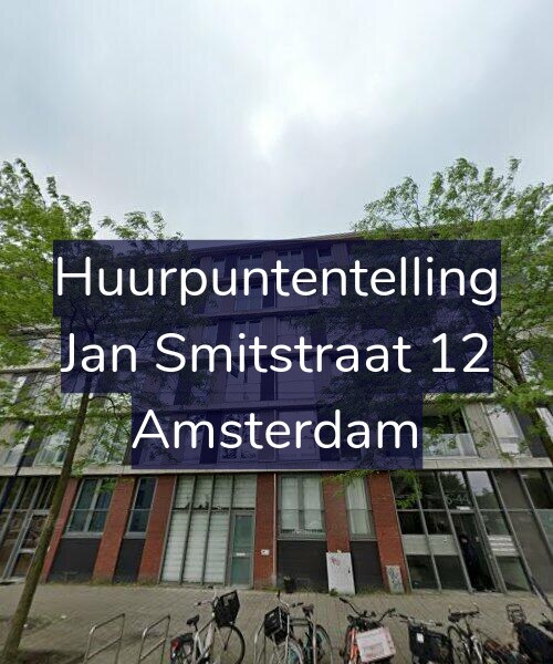 Foto gevel Huurpuntentelling voor Jan Smitstraat 12, Amsterdam