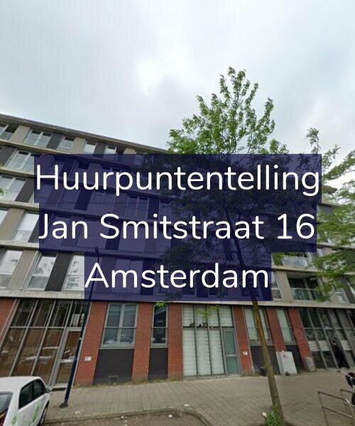 Foto gevel Huurpuntentelling voor Jan Smitstraat 16, Amsterdam