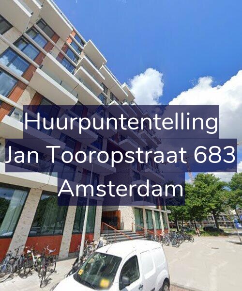 Foto gevel Huurpuntentelling voor Jan Tooropstraat 683, Amsterdam