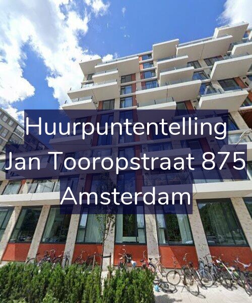 Foto gevel Huurpuntentelling voor Jan Tooropstraat 875, Amsterdam