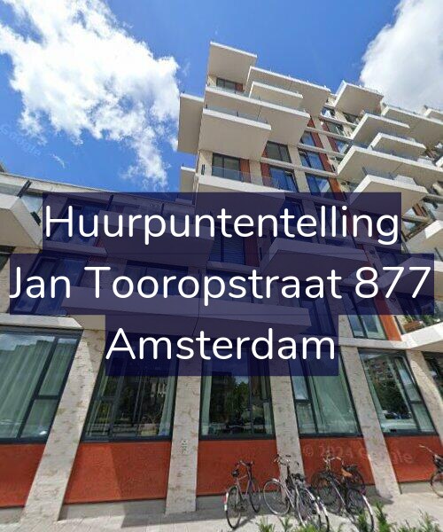 Foto gevel Huurpuntentelling voor Jan Tooropstraat 877, Amsterdam
