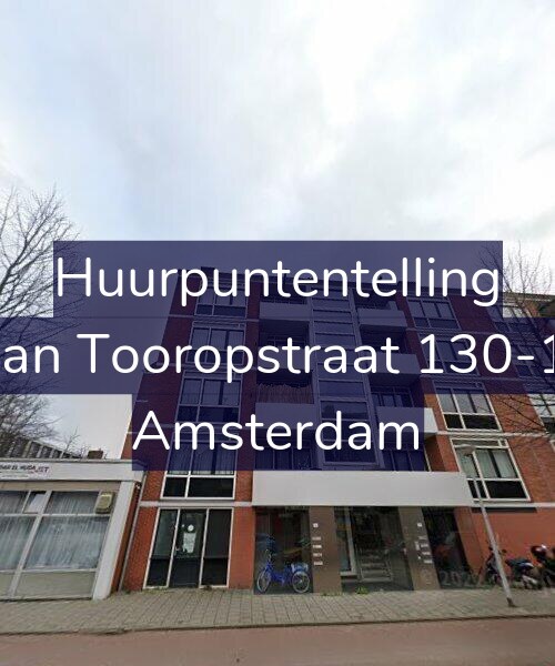 Foto gevel Huurpuntentelling voor Jan Tooropstraat 130-1, Amsterdam