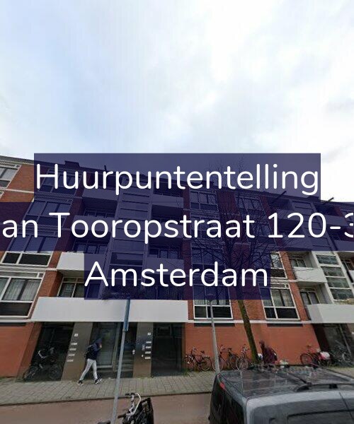 Foto gevel Huurpuntentelling voor Jan Tooropstraat 120-3, Amsterdam