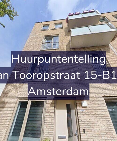 Foto gevel Huurpuntentelling voor Jan Tooropstraat 15-B10, Amsterdam