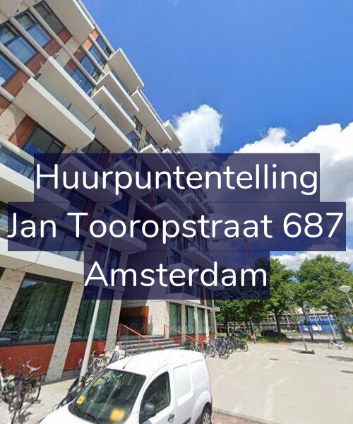 Foto gevel Huurpuntentelling voor Jan Tooropstraat 687, Amsterdam