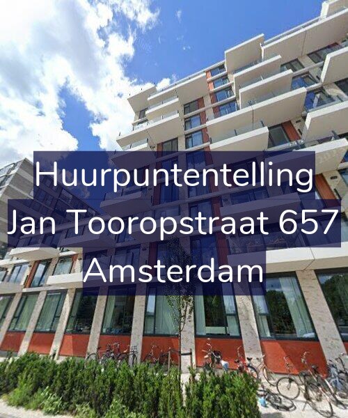Foto gevel Huurpuntentelling voor Jan Tooropstraat 657, Amsterdam