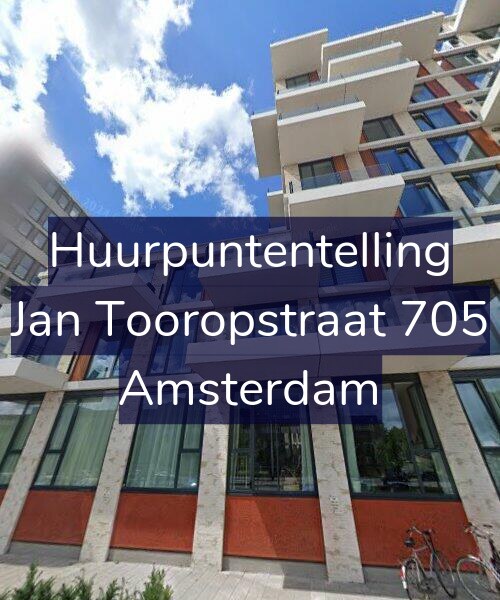 Foto gevel Huurpuntentelling voor Jan Tooropstraat 705, Amsterdam