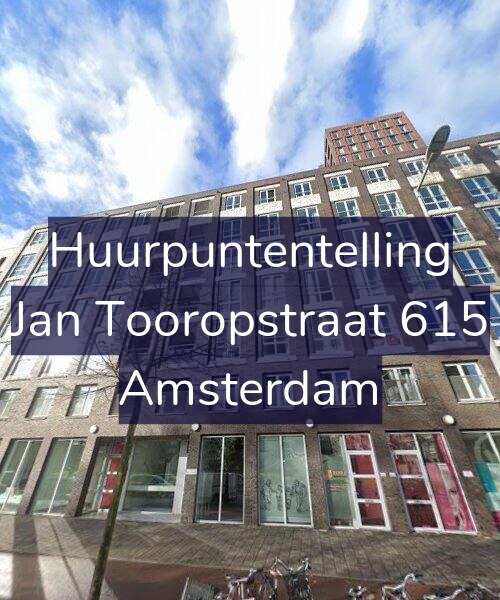 Foto gevel Huurpuntentelling voor Jan Tooropstraat 615, Amsterdam
