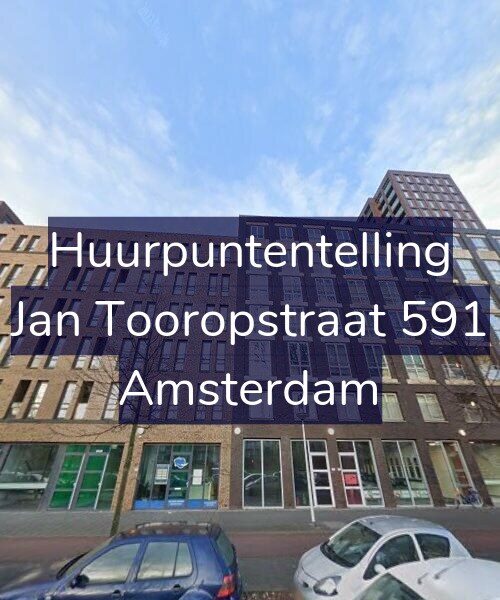 Foto gevel Huurpuntentelling voor Jan Tooropstraat 591, Amsterdam
