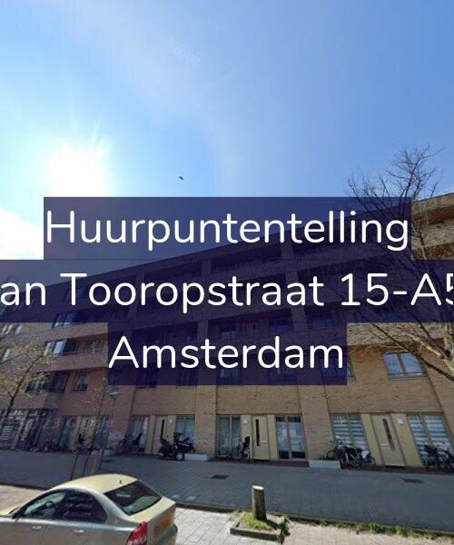 Foto gevel Huurpuntentelling voor Jan Tooropstraat 15-A5, Amsterdam