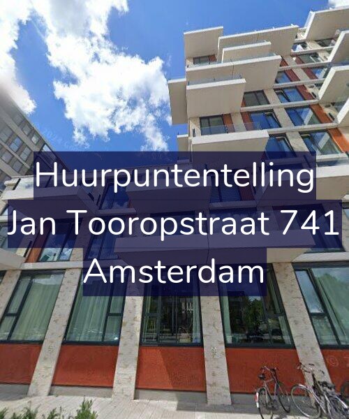 Foto gevel Huurpuntentelling voor Jan Tooropstraat 741, Amsterdam