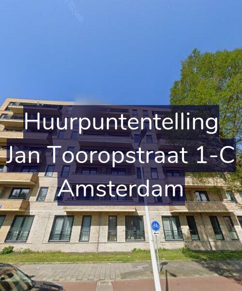 Foto gevel Huurpuntentelling voor Jan Tooropstraat 1-C, Amsterdam