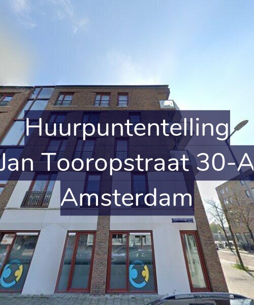 Foto gevel Huurpuntentelling voor Jan Tooropstraat 30-A, Amsterdam