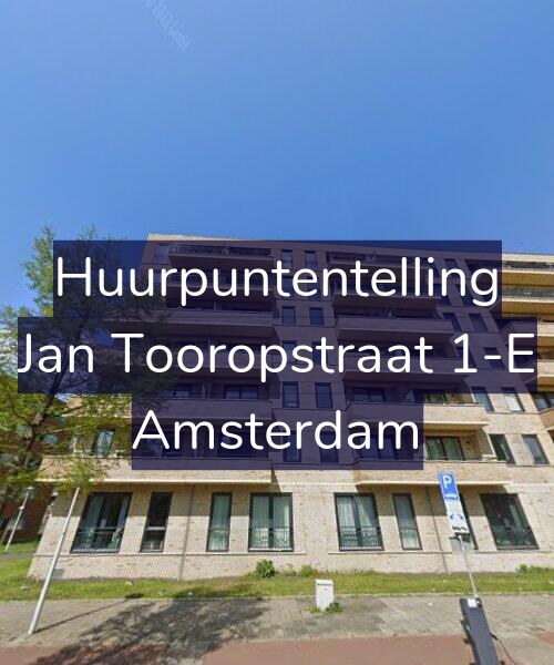 Foto gevel Huurpuntentelling voor Jan Tooropstraat 1-E, Amsterdam