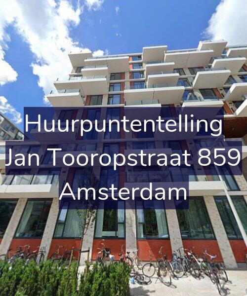 Foto gevel Huurpuntentelling voor Jan Tooropstraat 859, Amsterdam