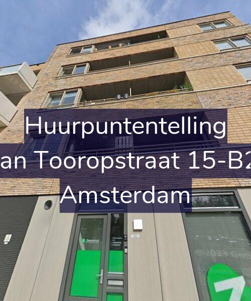 Foto gevel Huurpuntentelling voor Jan Tooropstraat 15-B2, Amsterdam