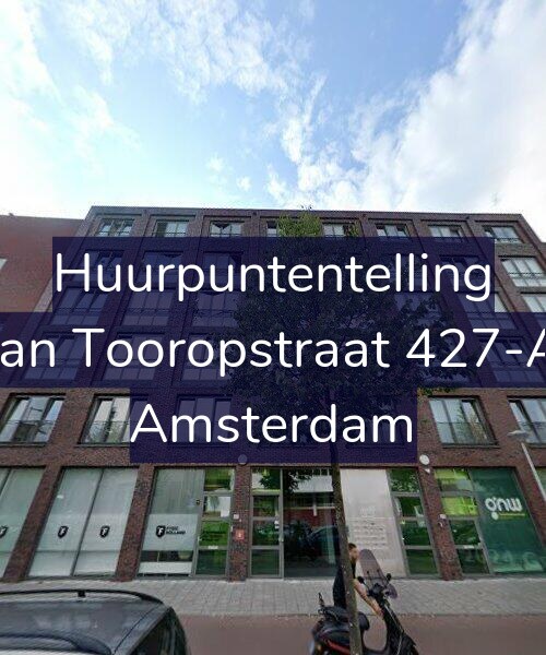Foto gevel Huurpuntentelling voor Jan Tooropstraat 427-A, Amsterdam